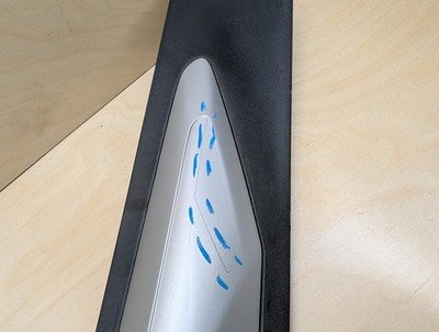 18-24 OEM BMW G01 G02 X3 X4 Rear Left Driver Side Lower Door Trim Molding