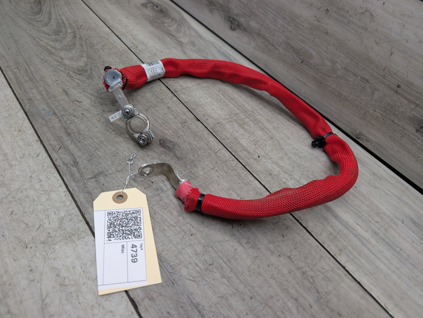 18-21 OEM BMW G01 G02 F98 X3 X4 Battery Plus Pole Terminal Positive Red Cable
