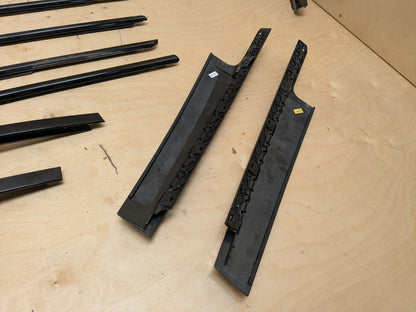 12-20 OEM BMW F30 F80 Front Rear Left Right Door Shadow Line Trim Moldings SET