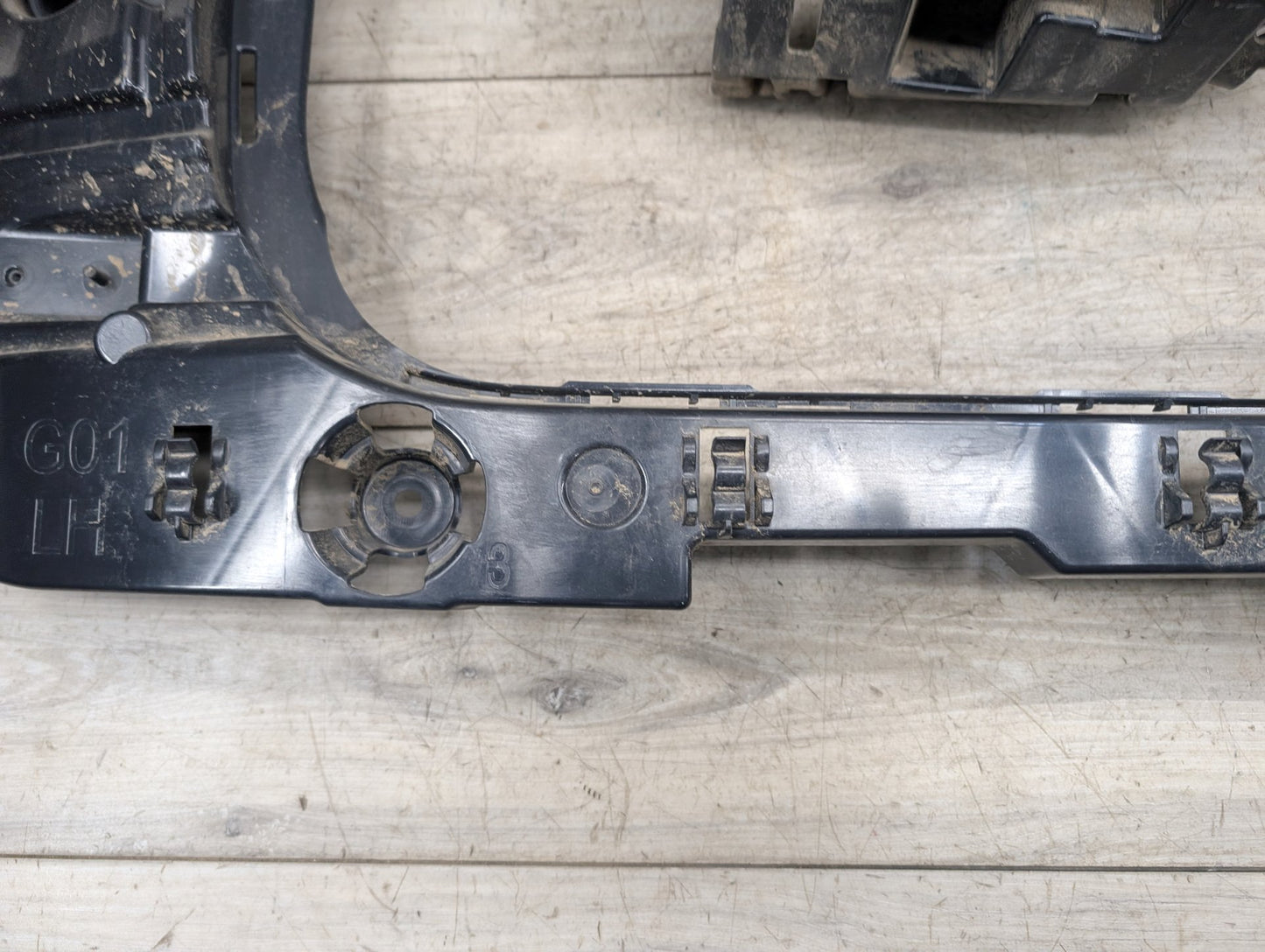 2018 - 2024 BMW X3 G01 Rear Left Driver Bumper Support Brackets SET 7400665 B46B20O1