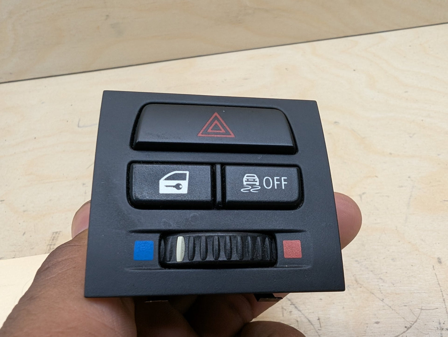 OEM BMW E90 E92 E93 LCI Center Door Lock Hazard Warning Flasher Control Switch