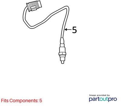 2014-2019 BMW 340 F34 Cat Catalytic Oxygen O2 Lambda Probe Sensors SET 8611294