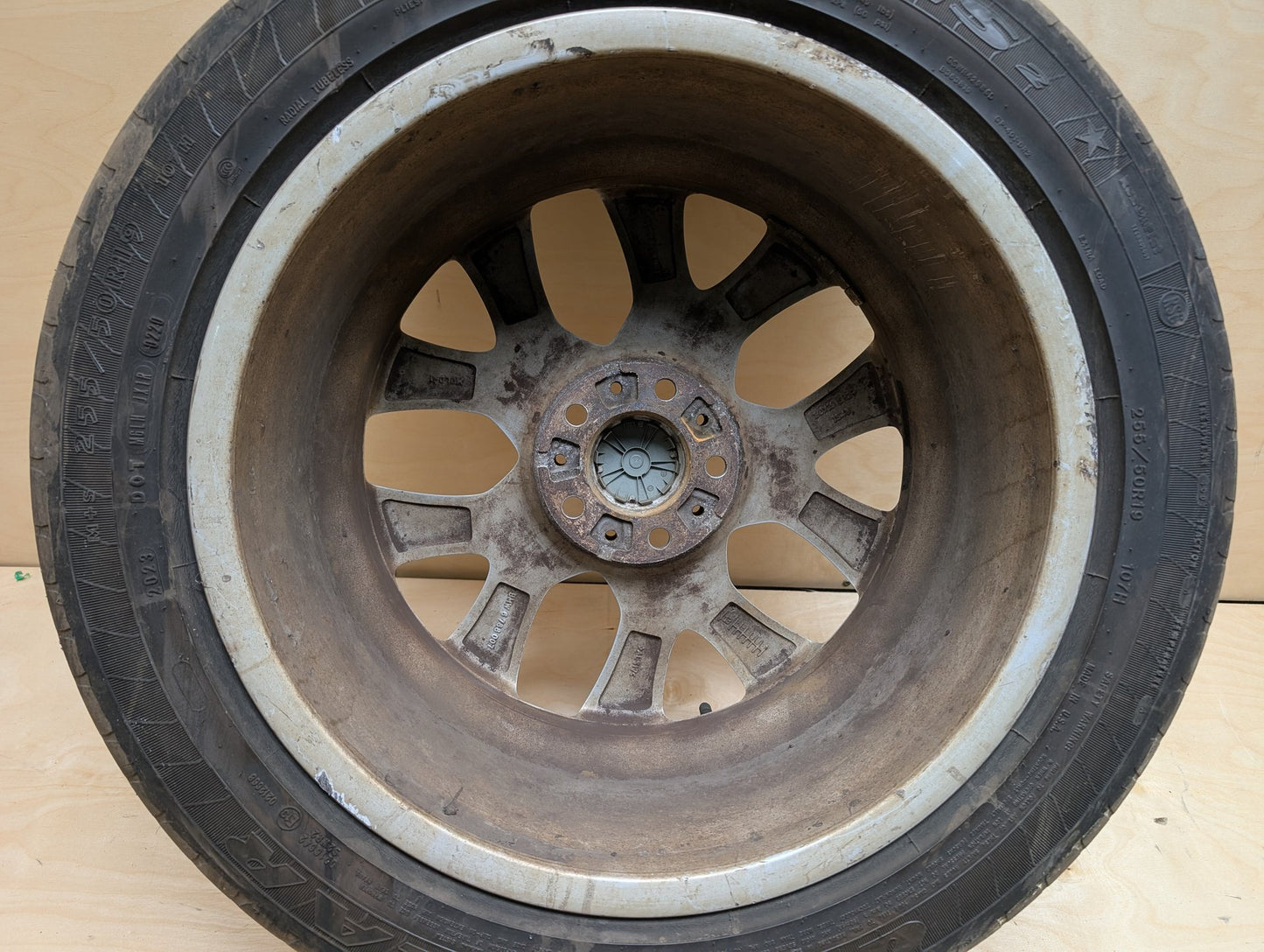 07-13 OEM BMW X5 E70 Wheel Rim 19x9 ET:48 LA Star Spoke Style 334