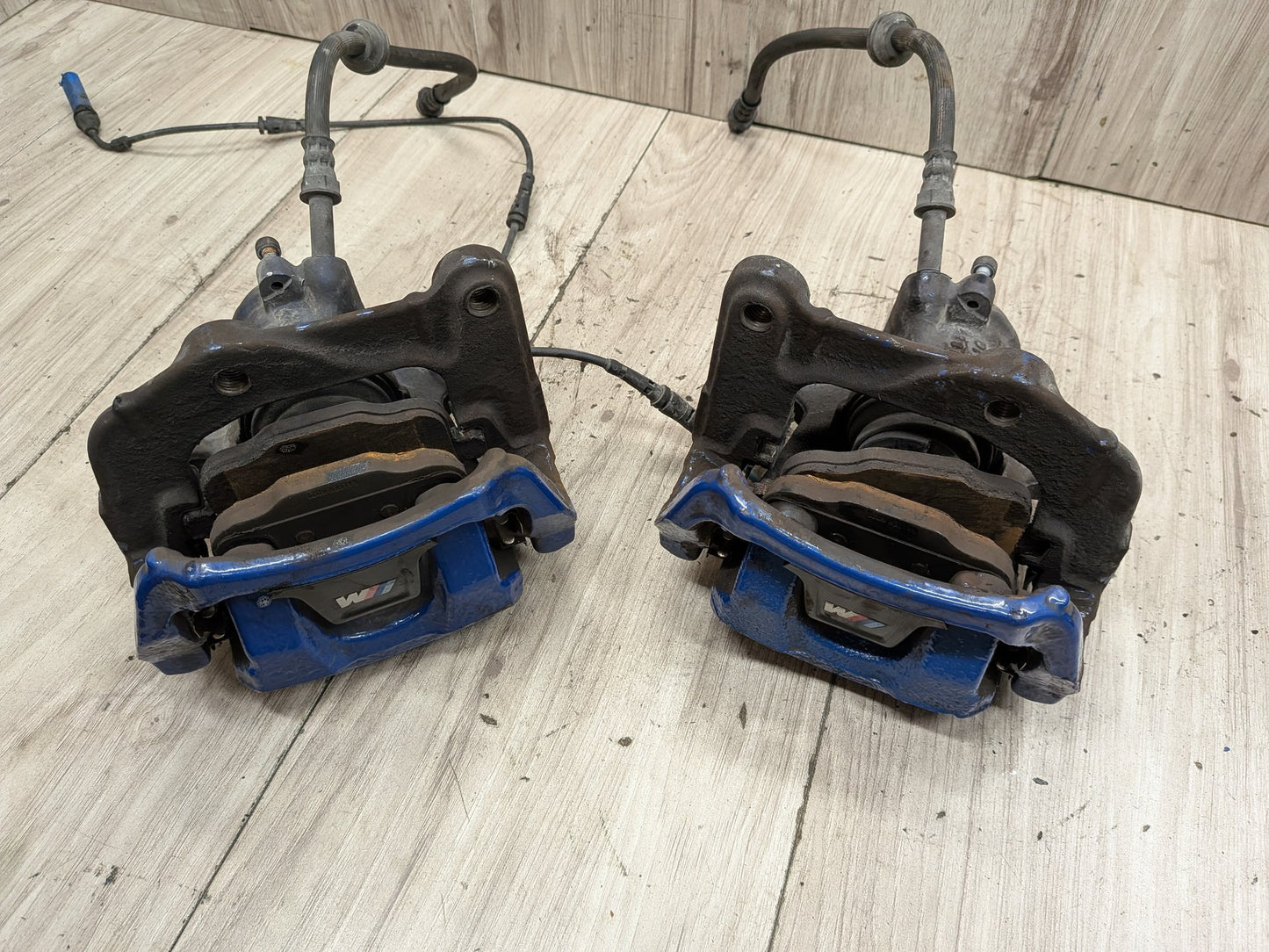 OEM BMW G30 530 540 M550 Front Rear Left Right Brake Calipers Brembo SET Blue