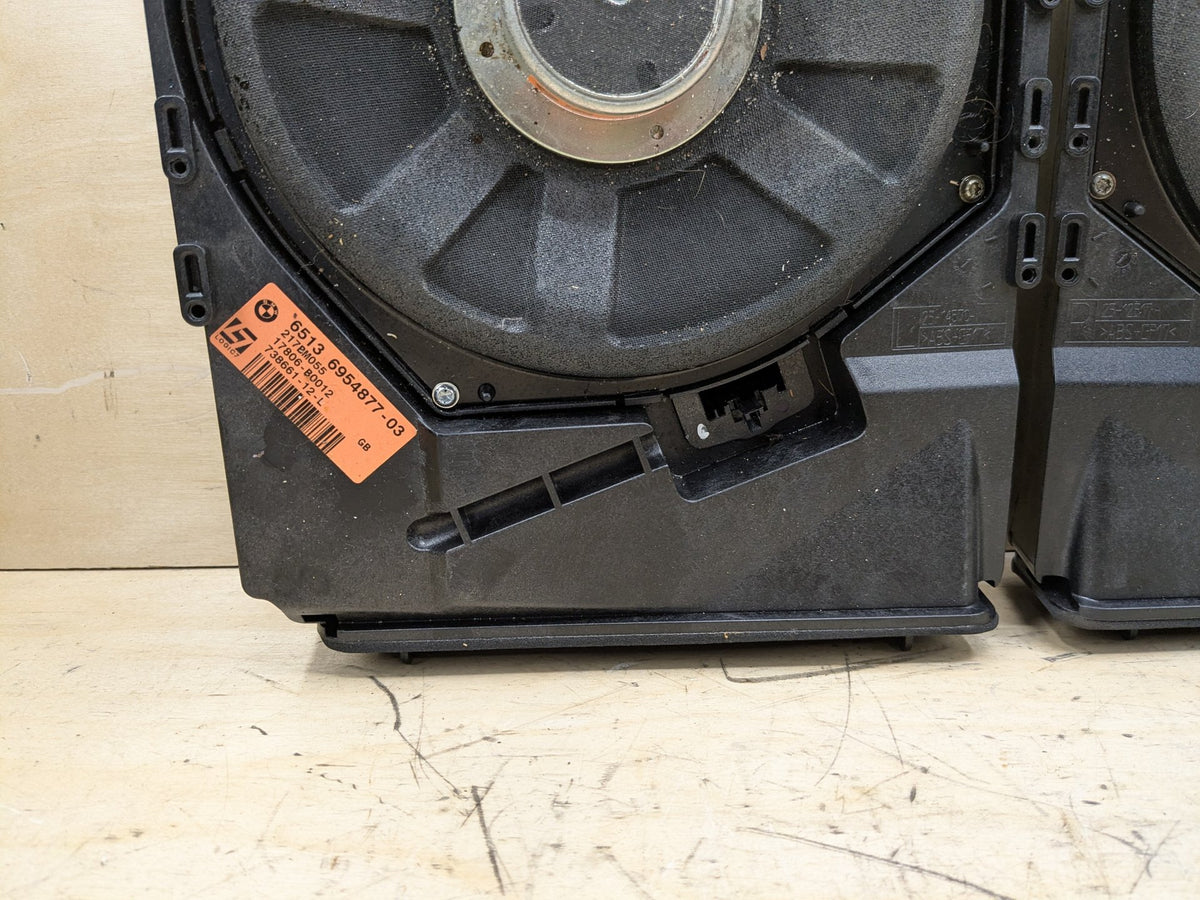 2007-2013 BMW 335i E92 Left Right Seat Speaker Subwoofer SET 6925336 OEM