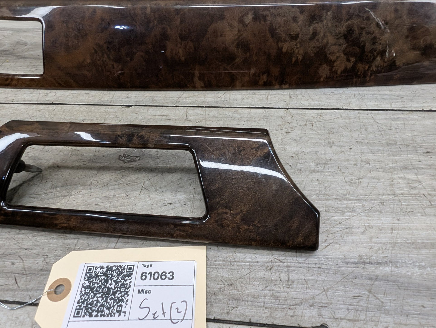 07-13 BMW E92 E93 Dashboard Dash Board Panel Interior Trims PAIR Wood