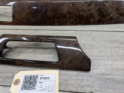 07-13 BMW E92 E93 Dashboard Dash Board Panel Interior Trims PAIR Wood
