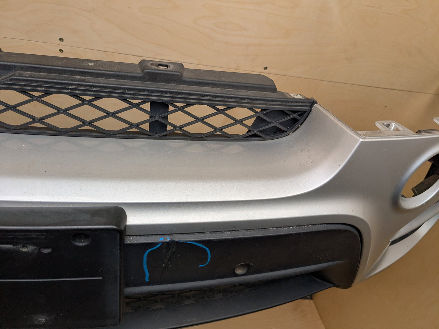 11-13 BMW X5 E70- Front Bumper Shell Cover Panel Assembly Silver 354
