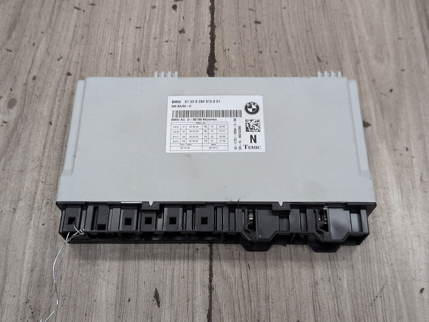 2011 - 2016 BMW 535i F10 Front Left or Right Seat Control Module 9280913 N55B30A