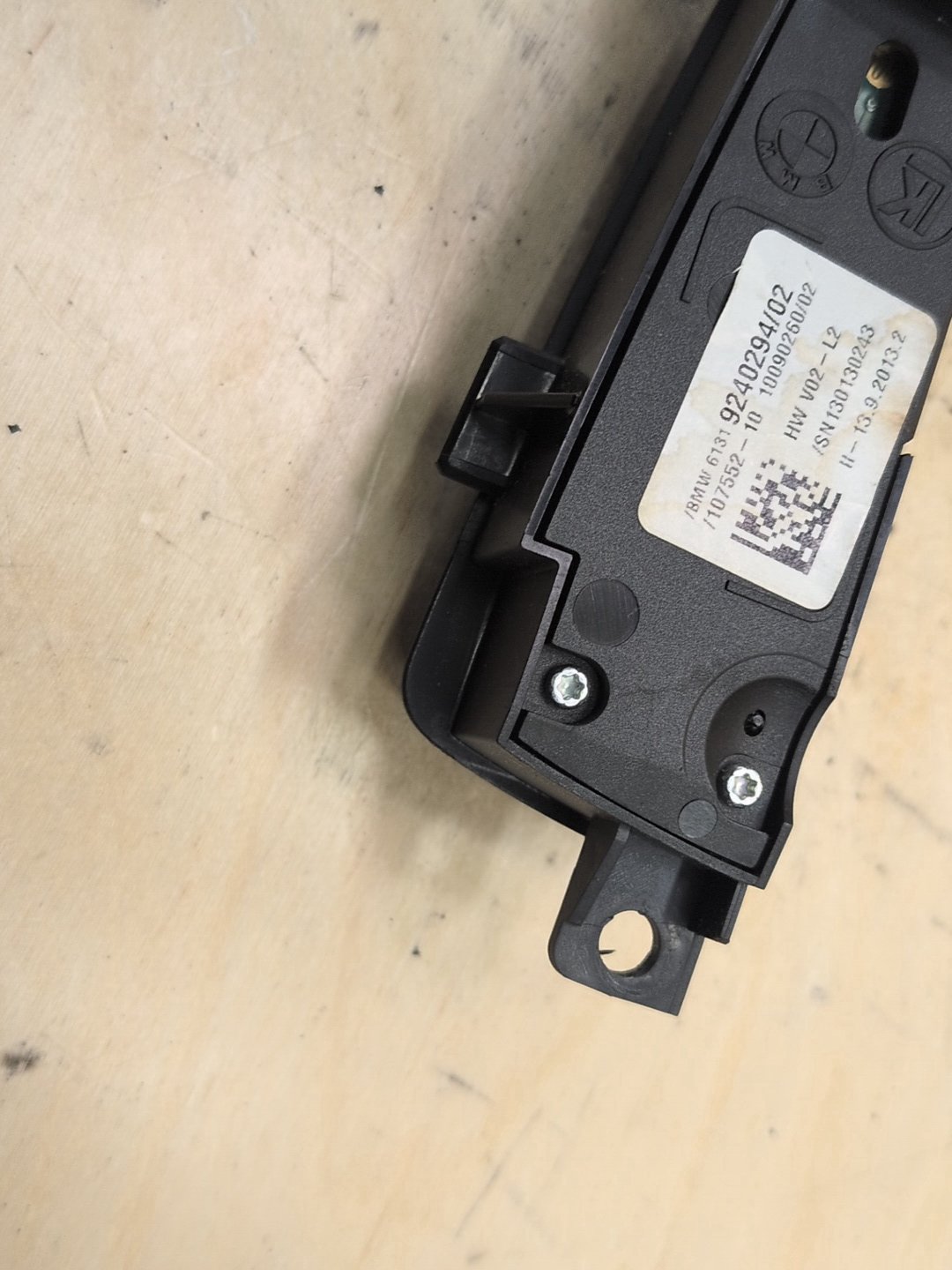 2011-2016 BMW X3 F25 Drive Logic Switch Button 9240294