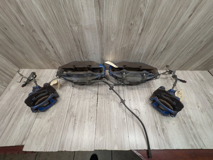 17-23 OEM BMW G30 530 540 M550 Front Rear Left Right Brake Calipers SET Blue