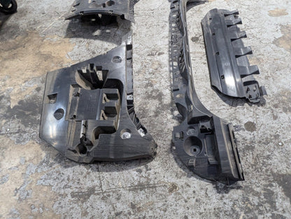 2011-2016 BMW 535i F10 Rear Left Right Center Bumper Support Brackets SET 7204017