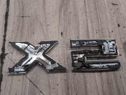2015-2018 BMW X5 F85 Liftgate Trunk Lid Badge/ Letters 8057980 set of 3 OEM