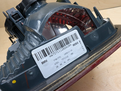 12-15 OEM BMW F30 F80 328 335 M3 Rear Right Passenger Side Inner Tail Light Lamp
