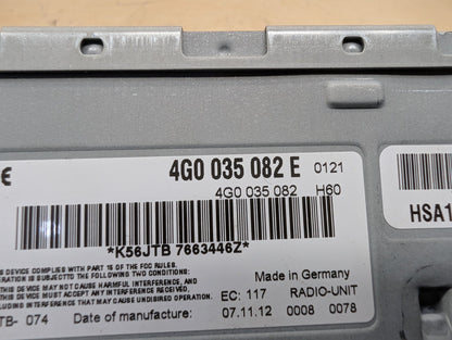 2011-2017 Audi RS5 8T Radio Receiver Module 4G0035082E OEM
