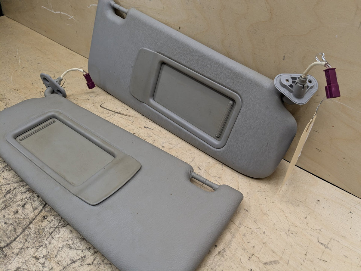 2007-2013 BMW 328i E92 Front Left Right Sun Visor SET 7252083 OEM