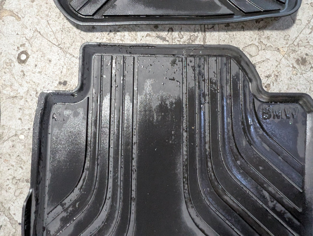 12-18 OEM BMW F30 F80 Front Rear Left Right All Weather Carpet Floor Mats SET