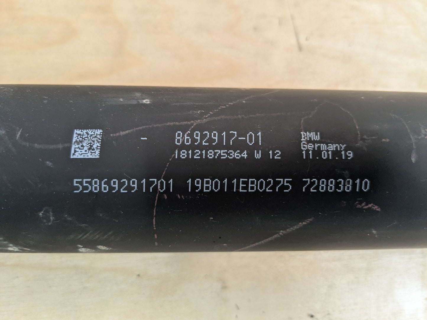 18-23 OEM BMW G01 X3 30i RWD Rear Driveshaft Axle Drive Shaft Propeller L=1530