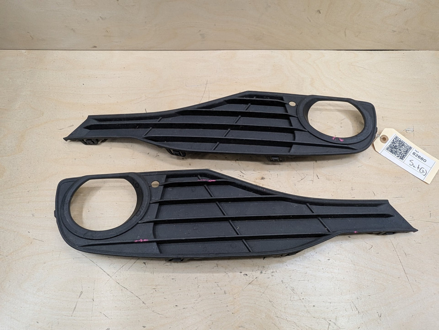 2012-2018 BMW 328i F30 Front Left Right Bumper Fog Lamp Lights Brackets SET 7255365