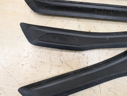2012-2018 BMW 320i F30 Front Rear Left Right Scuff Plate Door Sill SET 7263315