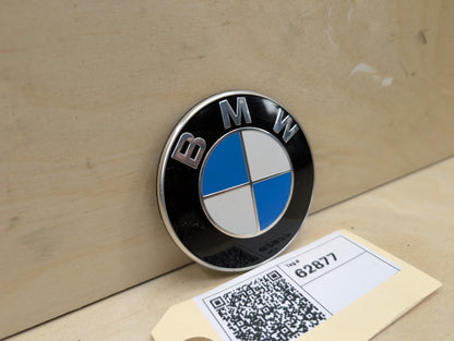 OEM BMW E90 F02 F22 F30 F32 F36 F80 F87 M3 M4 Rear Trunk Lid Round Emblem 74mm