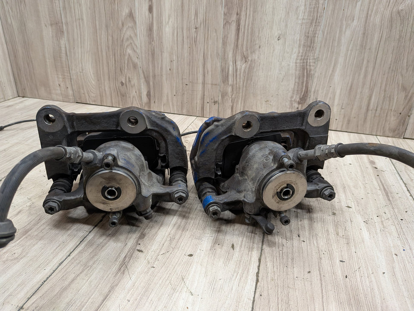 OEM BMW G30 530 540 M550 Front Rear Left Right Brake Calipers Brembo SET Blue