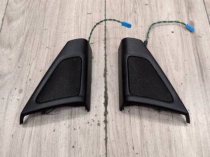 2011-2016 BMW 535i F10 Front Left Right Door Triangle Corner Speaker Assemblys SET 9175695