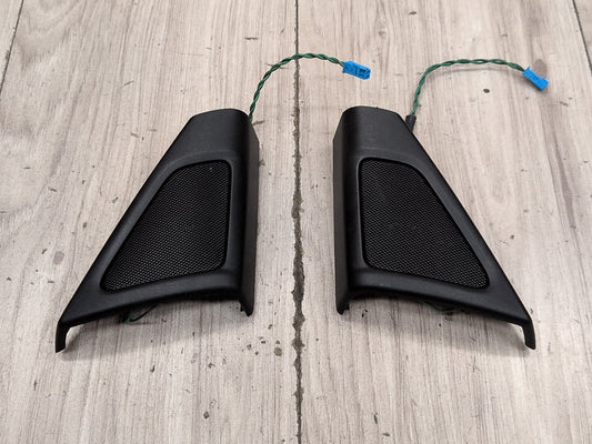 2011-2016 BMW 535i F10 Front Left Right Door Triangle Corner Speaker Assemblys SET 9175695