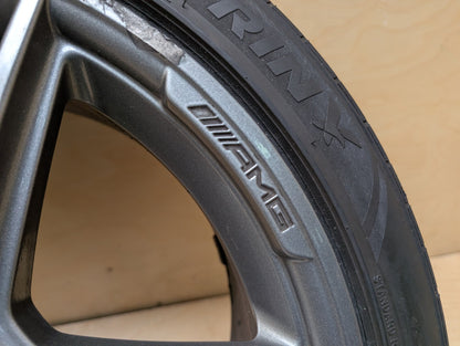 OEM Mercedes W207 E300 E400 E550 AMG Rear Wheel Rim 18x8.5 ET48 5 Double Spoke