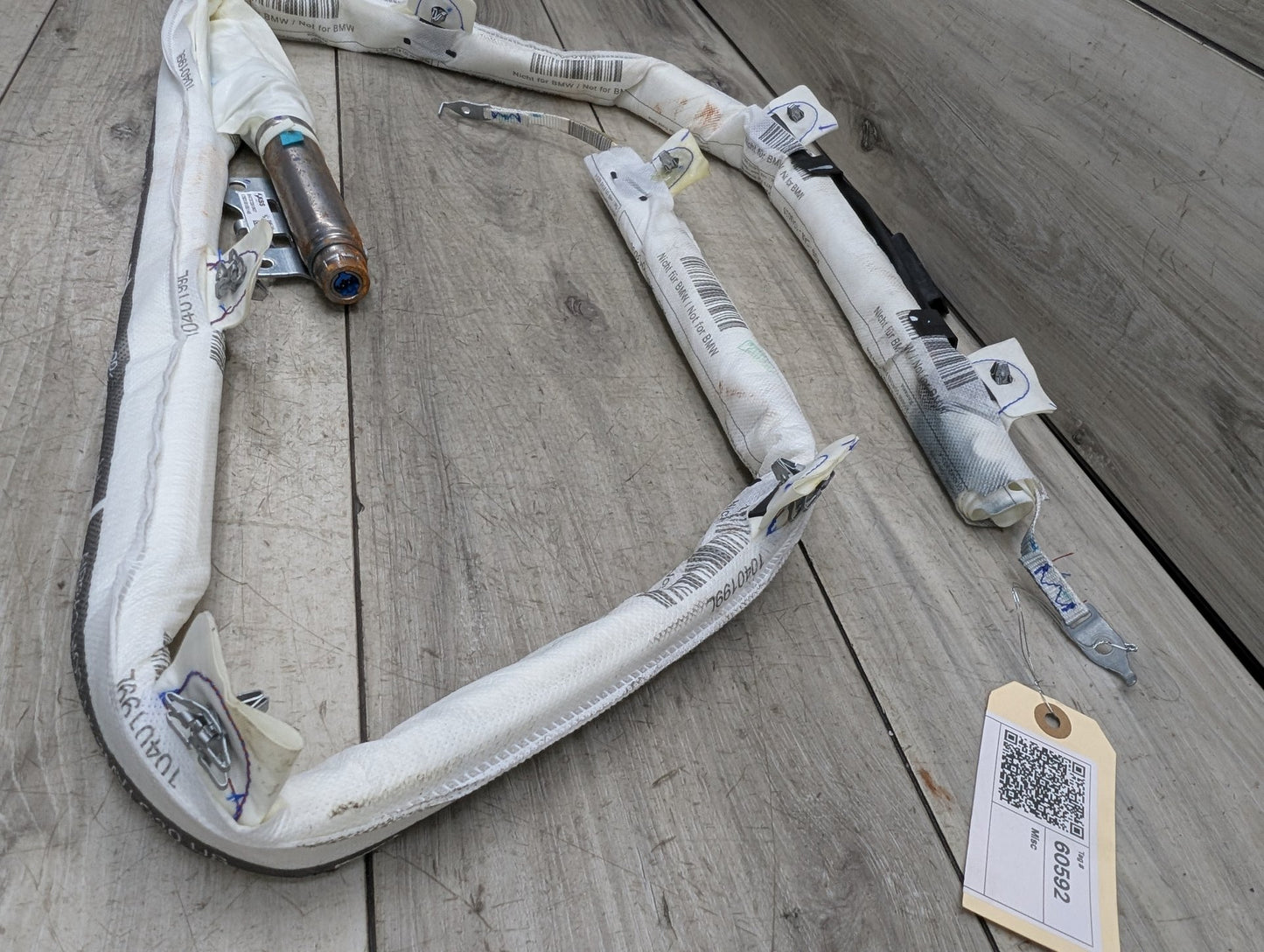 OEM BMW F90 M5 G30 530 540 M550 Left Driver Top Roof Head Air Bag Airbag Curtain