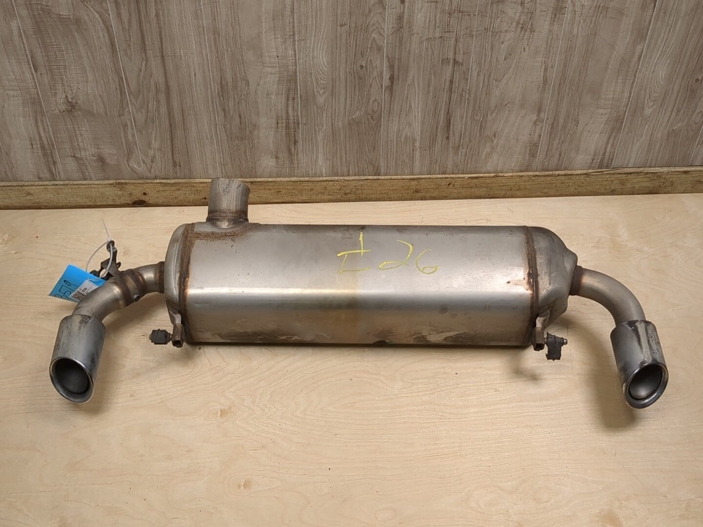 19-23 OEM BMW G20 330 Dual Exhaust Pipe Muffler Silver Tips B46 Engine