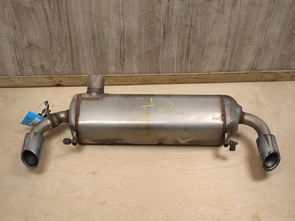 19-23 OEM BMW G20 330 Dual Exhaust Pipe Muffler Silver Tips B46 Engine