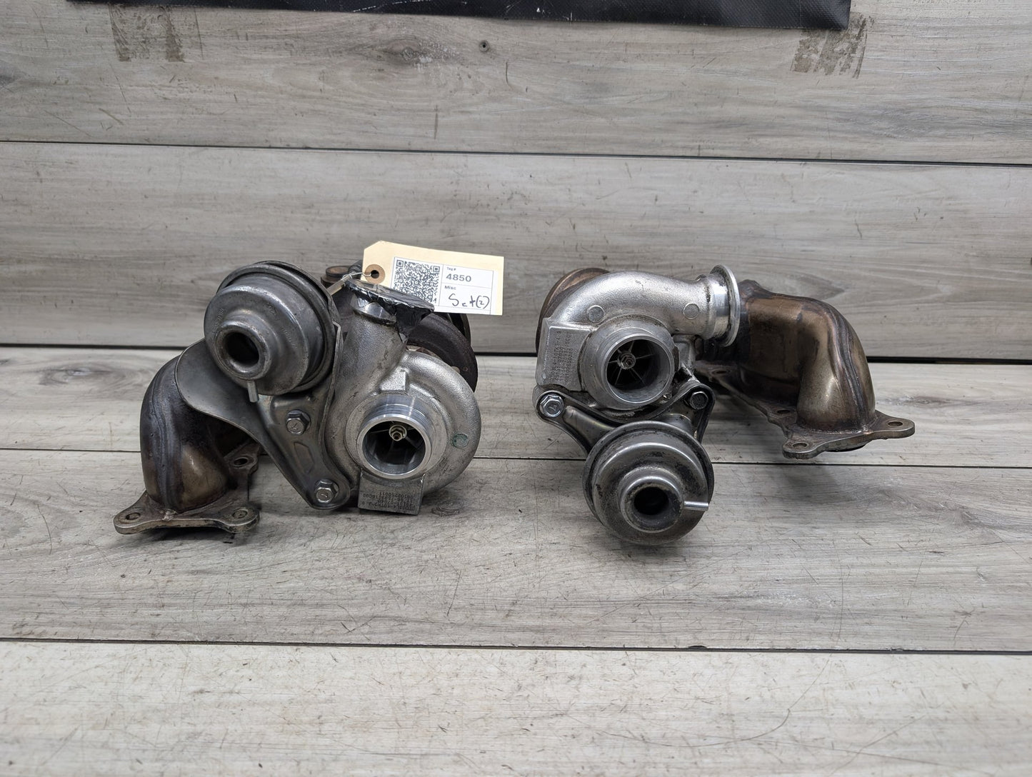 07-10 OEM BMW E90 E92 E93 335 Engine N54 PWG Turbo Turbochargers SET k