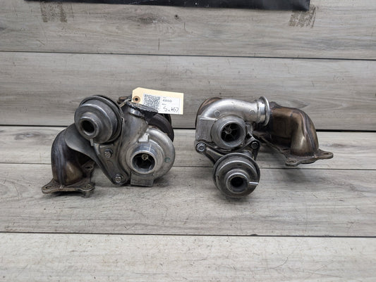 07-10 OEM BMW E90 E92 E93 335 Engine N54 PWG Turbo Turbochargers SET k