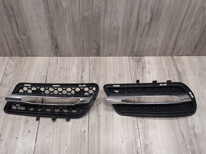 2009-2012 Mercedes-Benz E550 W212 Front Left Right Center Bumper Cover Grilles SET A2128851753 OEM