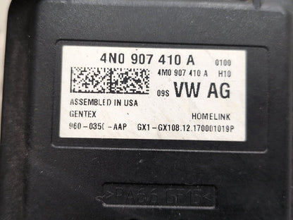 2018 Audi S4 B9 - Garage Door Opener Control Module PN: 4NO907410A