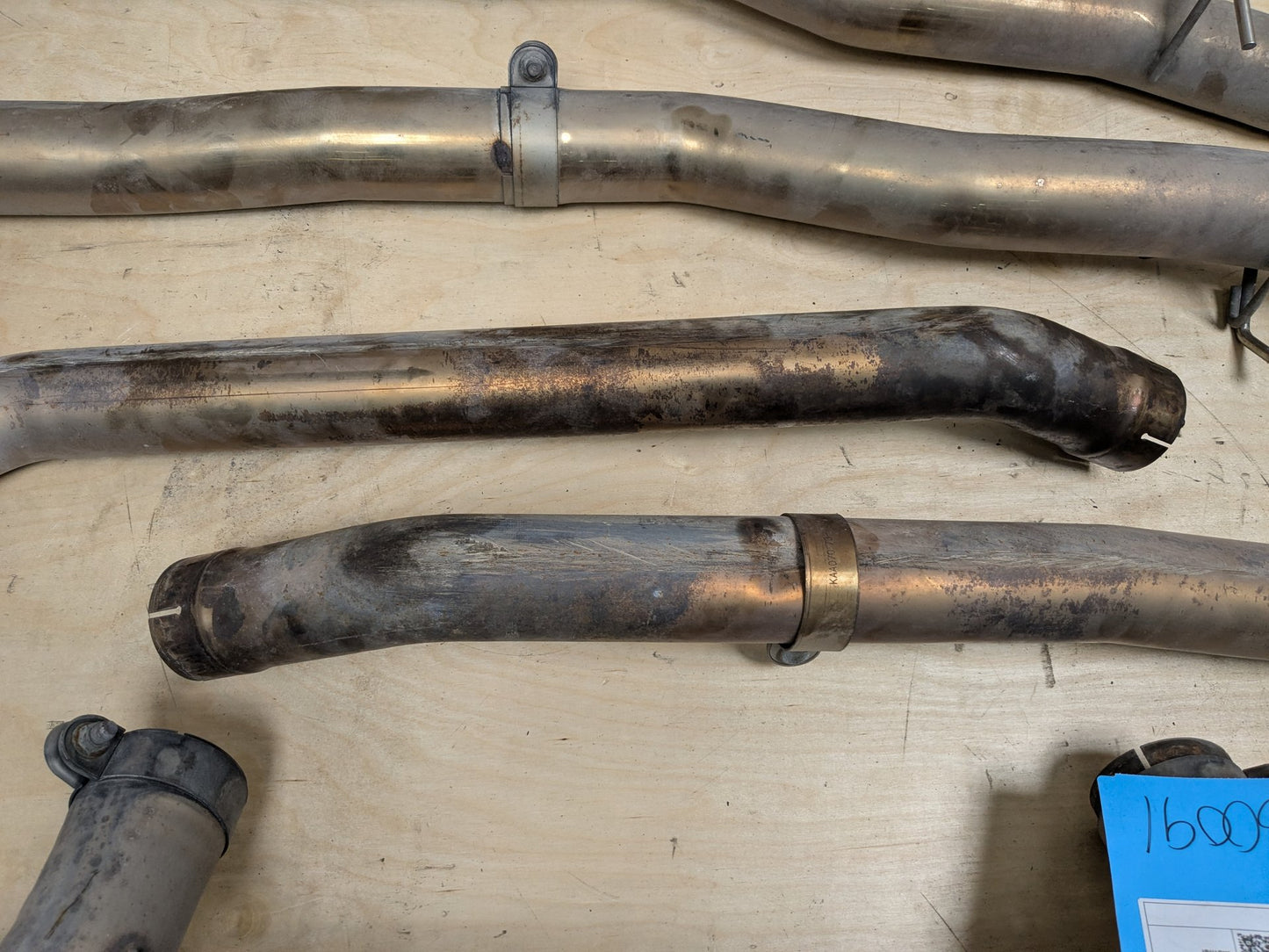 17-24 AMYTRIX BMW G30 M550iX N63TU2 4.4L V8 Valved Exhaust Muffler Pipes SET