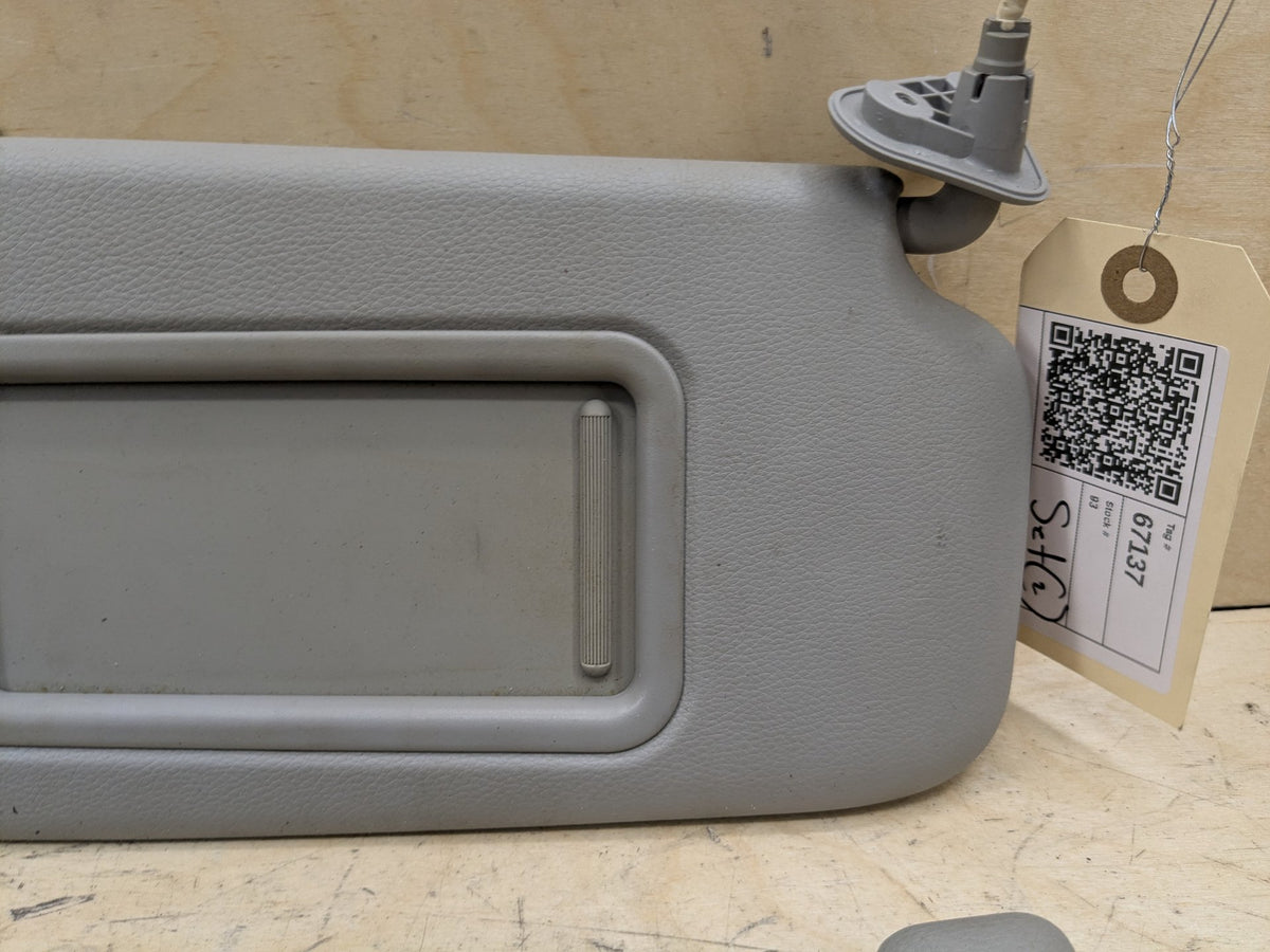 2007-2013 BMW 328i E92 Front Left Right Sun Visor SET 7252083 OEM