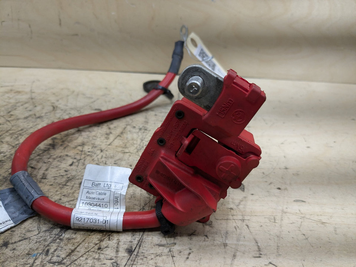 OEM BMW E84 E82 E88 E90 E92 335 M3 Battery Plus Pole Terminal Positive Red Cable