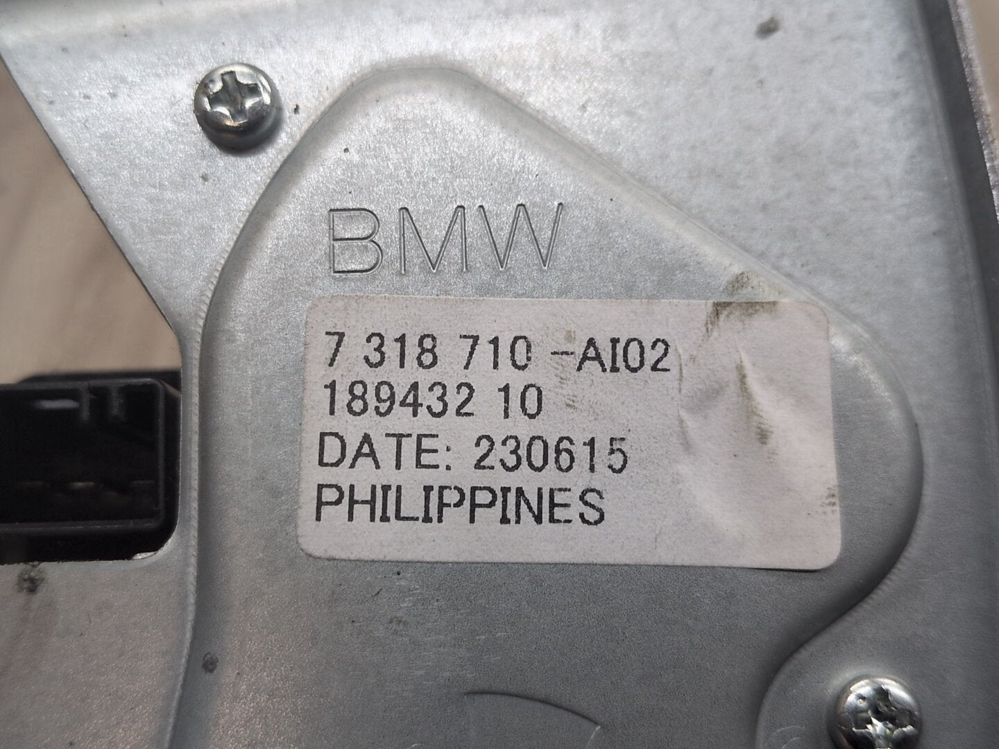 14-18 OEM BMW F15 F85 X5 Rear Tailgate Liftgate Windshield Window Wiper Motor