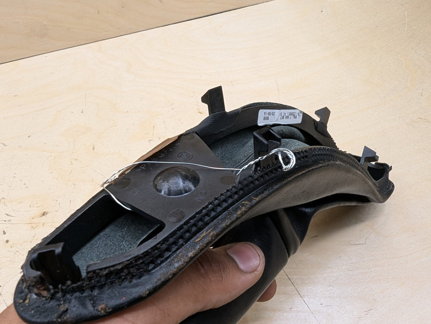 OEM BMW F30 F32 F33 F36 335 340 435 Boot Hand Brake Handle Cover Leather BLACK