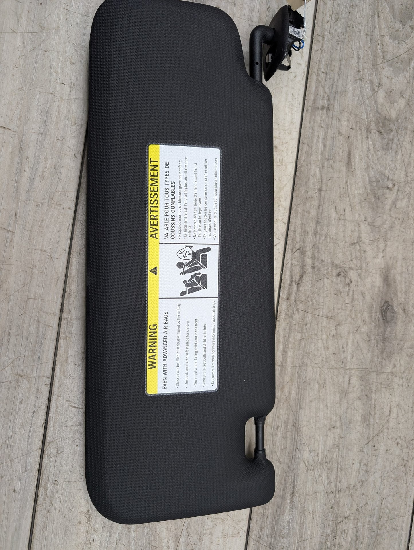 18-21 OEM BMW G01 G02 F97 F98 Right Passenger Side Sun Visor Anthracite Black