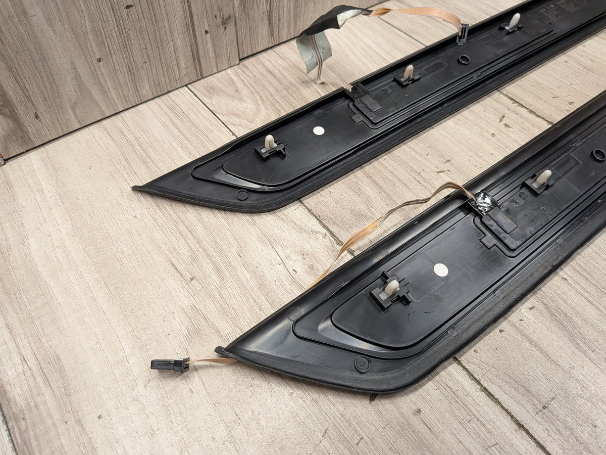 2017-2023 BMW M550i G30 Front Rear Left Right Scuff Plate Door Sill SET 8064905 OEM