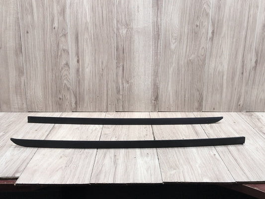 2008-2010 BMW 535i E60 Front Left Right Side Windshield Drip Trim Molding SET 7045448
