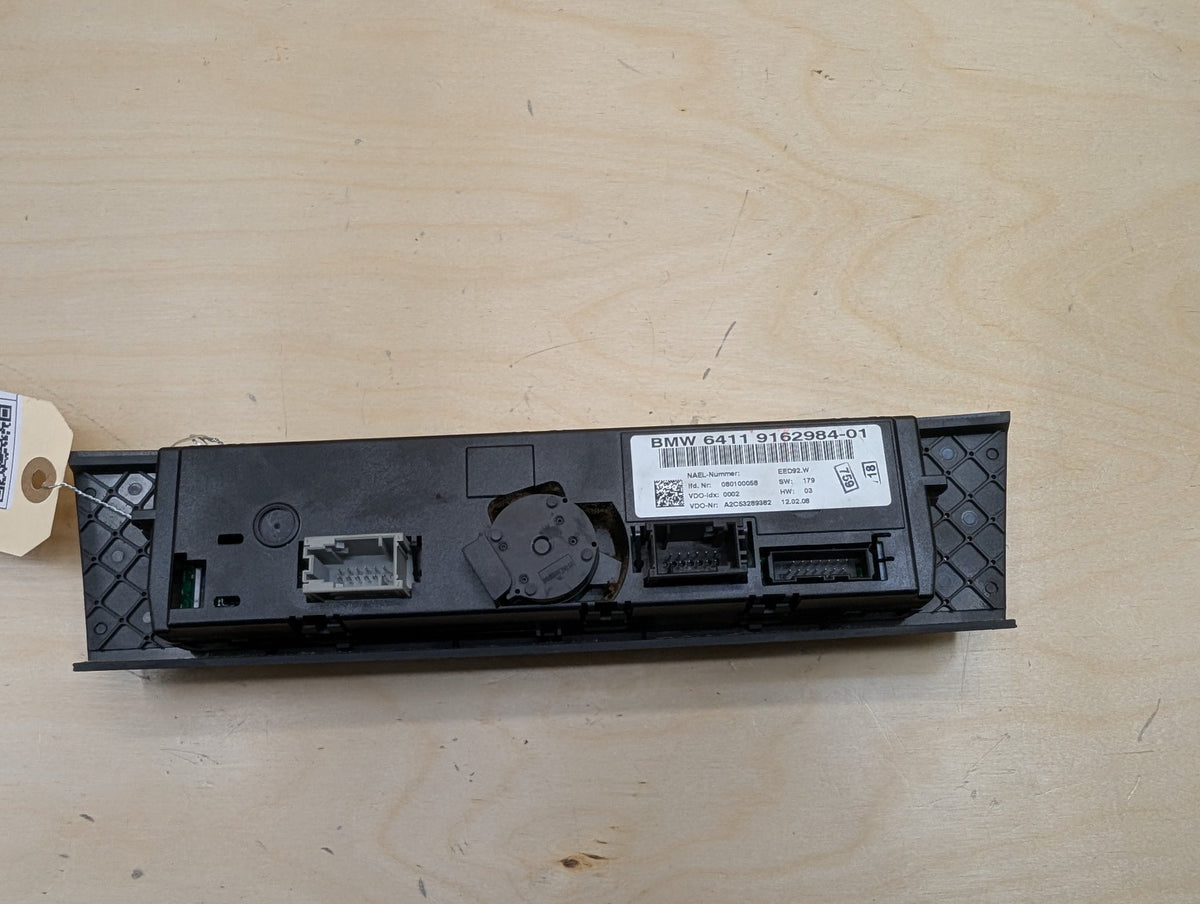 2007-2013 BMW 328i E93 Front AC Heater Climate Control Switch 9162984 OEM