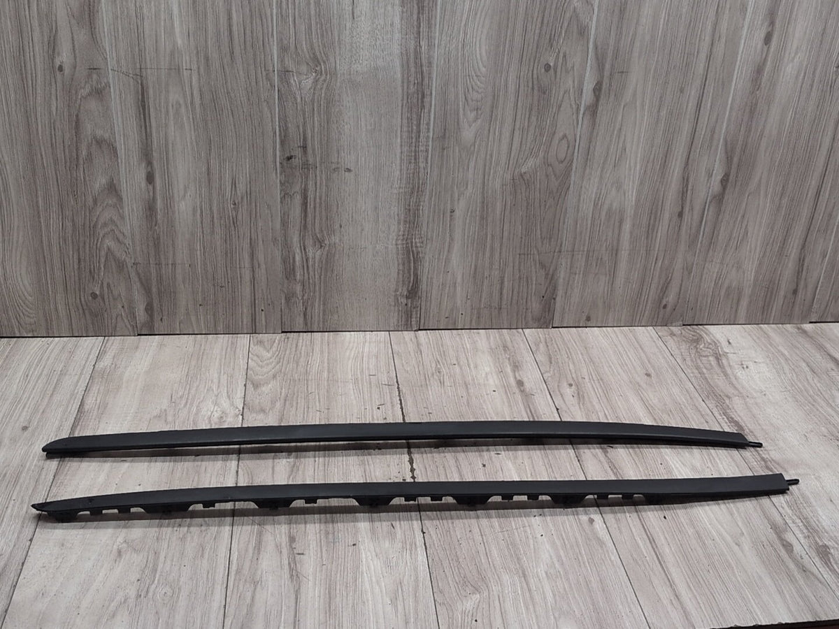 2014-2018 BMW X5 F85 Front Left Right Side Windshield Drip Trim Molding SET 7462205 OEM