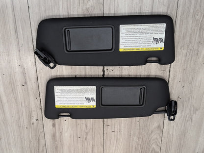 2010-2016 Audi S4 B8 Front Left Right Sun Visor SET 8K0857552L OEM