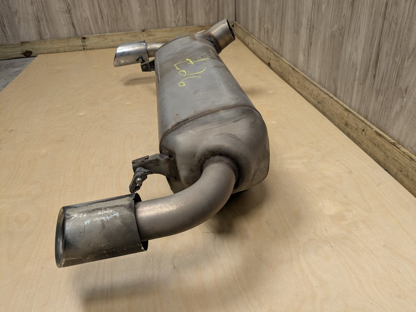 19-23 OEM BMW G20 330 Dual Exhaust Pipe Muffler Silver Tips B46 Engine