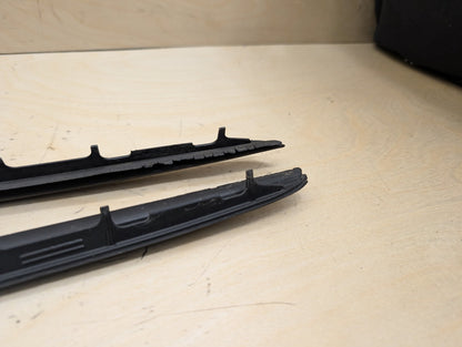 2012-2018 BMW 328i F30 Front Left Right Side Windshield Drip Trim Molding SET 7258188