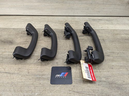 16-23 OEM BMW F39 F48 X1 X2 Interior Roof Top Grab Handle Black SET (4)